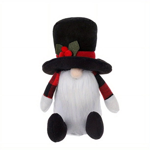 1PC Christmas Faceless Old Man Doll ,11.8 * 5.5inch Christmas Window Doll Decoration, Home Decoration,Christmas Doll Cute Snowman Elk Santa Hat Gnomes Doll Plush Toy Atmosphere Decoration Holiday Plus