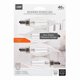 thumbnail image 1 of Bombilla Feit Electric BA10 E12, blanco suave, 40 W, paquete de 4, 1 of 9