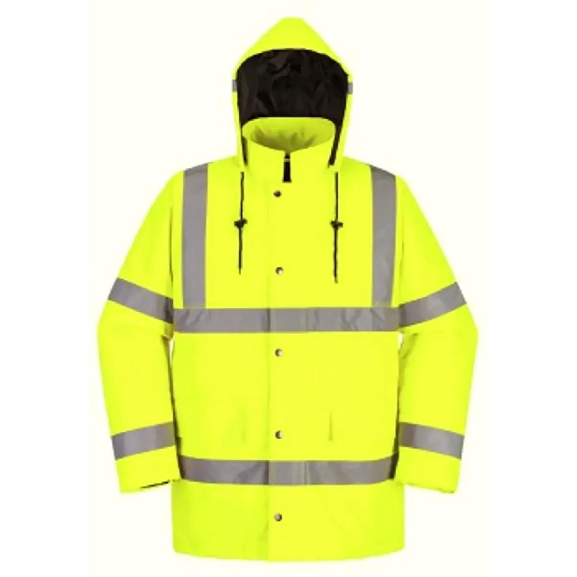 Metalfer - Parka Térmica De Alta Visibilidad Impermeable Amarillo Talla M