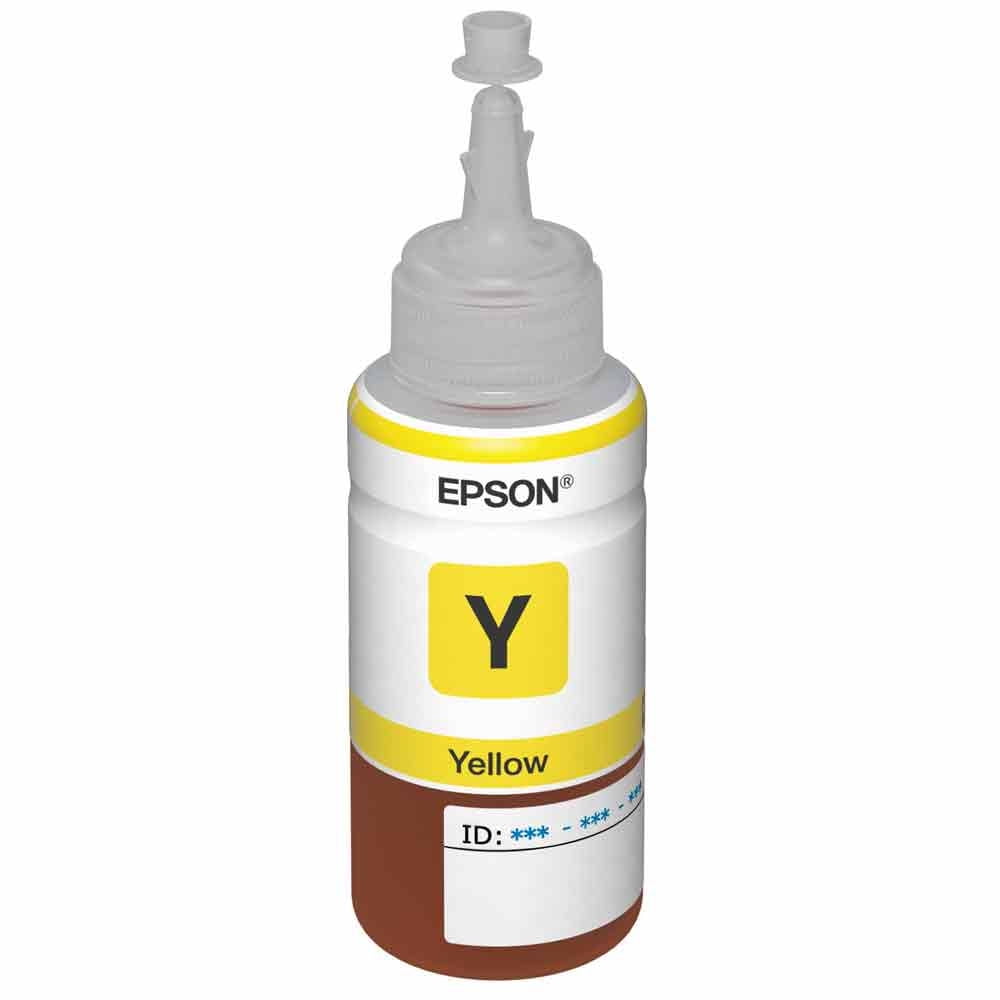 Epson - Botella De Tinta Original T664420-Al Amarillo