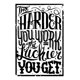 thumbnail image 1 of Decomural Harder You Work Inspirational WS-34295, 1 of 2
