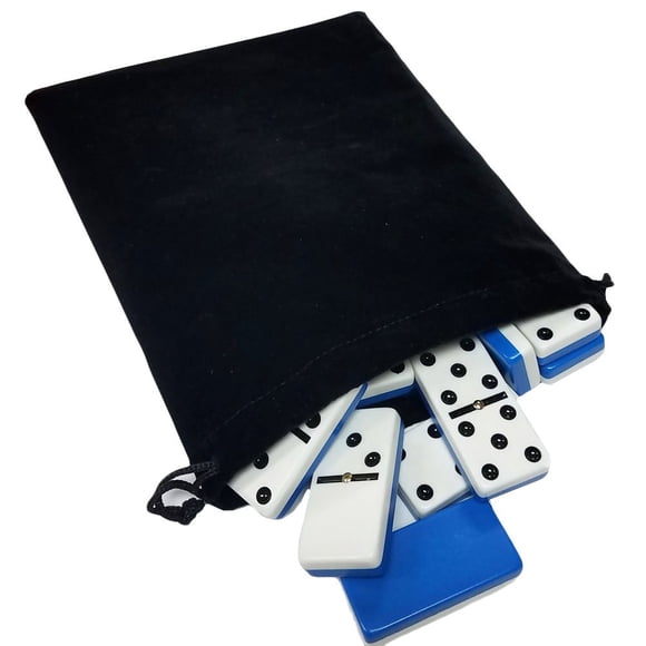 Domino Marion 5.4x2.8x1.2 cm Azul/Blanco – Juego de 28 fichas