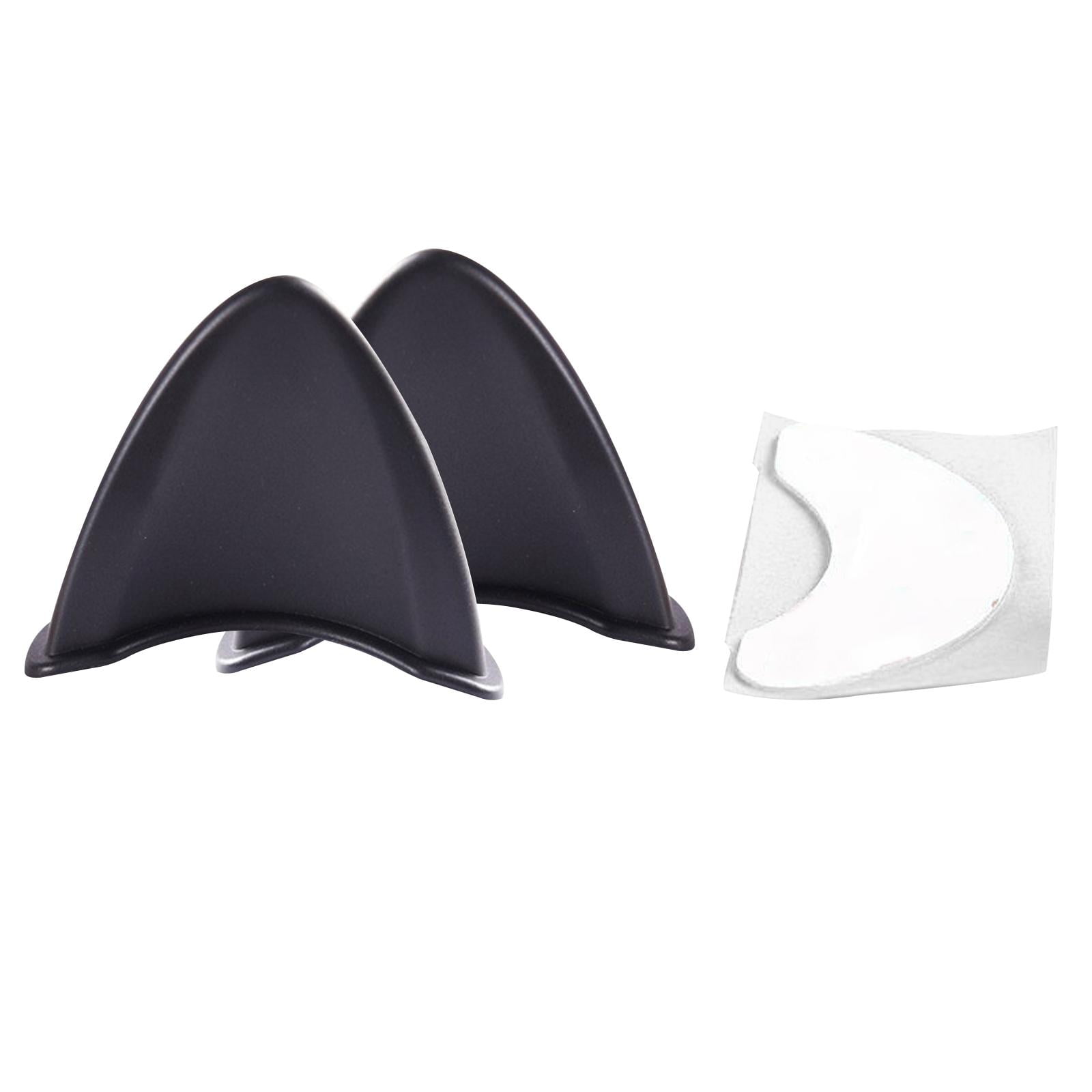 Magideal - Con Para Casco, Accesorio , Decoración Universal Para Cascos De Bicicleta, Motocicleta, Bicicleta De Esquí (casco No , Negro