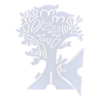 Bothyi - Estante De Joyería Con Forma De Árbol De Animales, Moldes De Resina, Molde De Soporte Colgante, Arcilla Diy