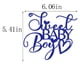 thumbnail image 2 of Decoración para tartas Dxsdgetue Sweet Baby Boy Blue Glitter Oh Boy, 2 of 8