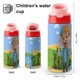 thumbnail image 2 of BlippiBotella de Agua con Tapa Pop Top de Un Toque, Acero Inoxidable, a Prueba de Fugas, para Deportes, Botella Infantil rosa 12 oz, 2 of 6
