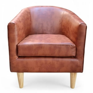 Mbc - Poltrona Murcia - Cuero Sintético Pu Café