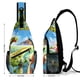 thumbnail image 2 of Gigantosaurus Riñonera Bandolera con Estampado Integral para Hombres y Mujeres, Bolso Cruzado Gráfico de Tendencia, Mochila de Hombro Streetwear para Ciclismo y Deportes, Riñonera Versátil Casual, 2 of 6