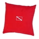 thumbnail image 3 of Bandera de buceo Decoración para el hogar Sofá Funda de cojín Cojines Funda Rojo, 3 of 3