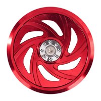 Magideal - Protector Lateral Del Ventilador Del Motor, Fácil De Instalar, Accesorios De Repuesto, Protector De Ventilador De Refrigeración Del Motor De Aleación Rojo