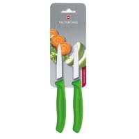 Victorinox - Cuchillo Verdura Swiss Classic Mondador Verde Hoja 8 Cm