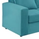 thumbnail image 3 of Sofa Kendy 3c Felpa 30 Turquesa, 3 of 6