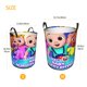 thumbnail image 5 of Chu Chu TV Cesta de lavandería de gran capacidad redonda con asa, bolsa para ropa sucia plegable, almacenamiento para dormitorio, baño y lavadero 44x35 cm, 5 of 6
