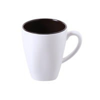Taza Yanco Pt-9110 De Melamina Bicolor, 300 Ml (Paquete De 24)