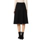 thumbnail image 3 of INSPIRE CHIC Falda Midi Línea A con Bolsillos de Imitación de Gamuza Elástica para Mujer con Cinturón L Negro, 3 of 6