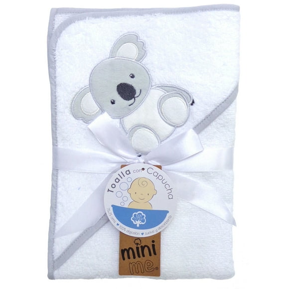 Toalla Capucha para bebé blanco (Koala)