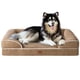 thumbnail image 1 of Cama ortopédica para perros EHEYCIGA, impermeable, espuma viscoelástica, tamaño XXL, color camel, 1 of 8