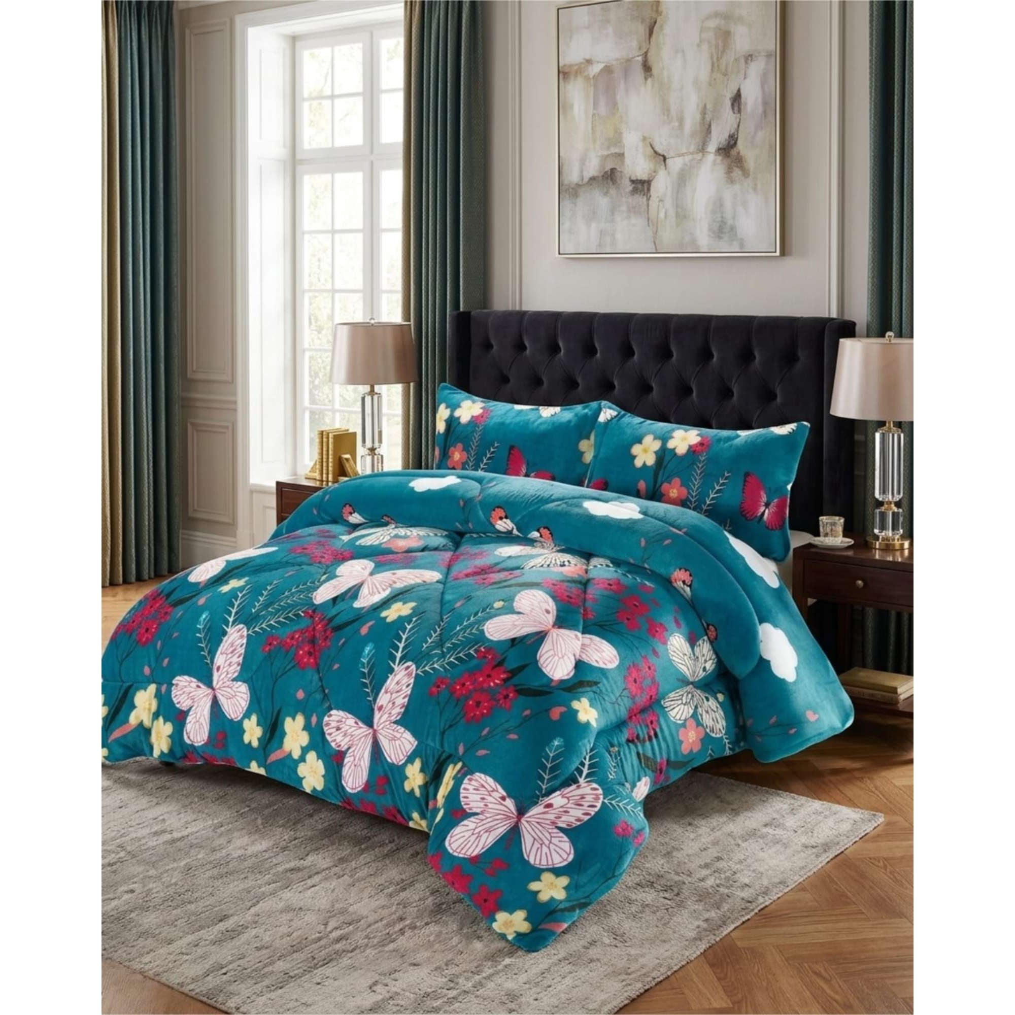 Myl Todo Hogar - Plumón Térmico 2 Plazas Plush Y Chiporro Extra Cálido Invierno