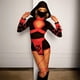 thumbnail image 4 of Disfraz Leg Avenue Dragon Ninja para mujer con mameluco, banda y máscara, 4 of 5