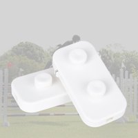 Magideal - 2X Copas De Salto Breakaway De Competición De Caballos Adaptadores Pestillos Cerraduras De Seguridad Jinetes Para Obstáculos Copas De Postes