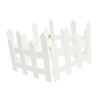 Ioensy - 4 Vallas Para Árboles De Navidad, Resistentes, Para Jardín, Para Mascotas, Fiestas Familiares, Color Blanco