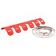 thumbnail image 4 of Protector de tubo de escape de 25 cm protector térmico para moto de 2 tiempos rojo, 4 of 5