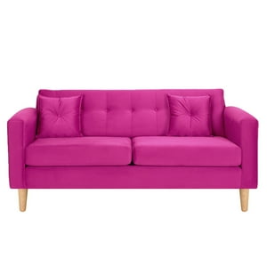Bodevir - Sofa New Retro 3C Felpa 05 Fucsia