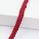 thumbnail image 1 of Xiao Hua Cinta rústica de algodón y lino - 4 cm de ancho x 9,3 m de largo, cinta roja vintage para manualidades |, ideal para envolver regalos, bodas, fiestas y decoración del hogar - 1 rollo, 1 of 3