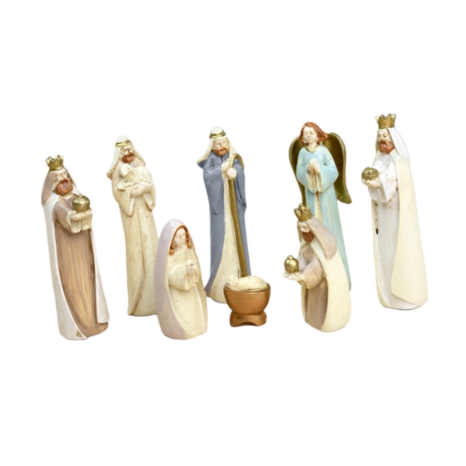 Bothyi - Natividad Navidad Vacaciones Hogar Regalos Religiosos Jesús Sagrada Familia Estatua