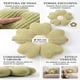 thumbnail image 3 of Set De 6 Cojines En Forma De Flor Verde, 3 of 4