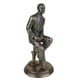 thumbnail image 2 of Figura de Obama Sentado 20 cm en Poliresina con Acabado Bronceado, 2 of 7
