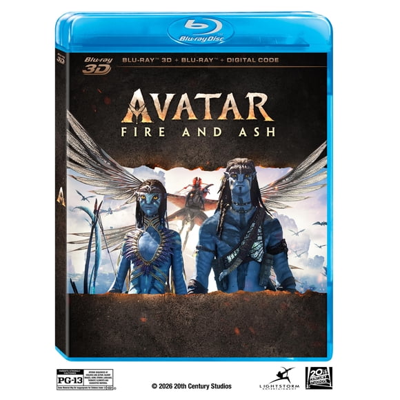 Blu-ray Disney Avatar Fire And Ash Combo de 4 discos