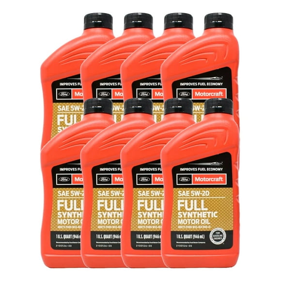 Aceite Ford Motorcraft 5w20 Full Sintetico (8 Unidades)