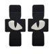 thumbnail image 4 of 1 Par De Parches De Ojos Que Brillan En La Oscuridad, Insignias De Apliques Tácticos Negros, 4 of 5