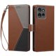 thumbnail image 3 of Funda Cartera para Motorola Edge 50 con Cierre Magnético, Tricolor, Marrón, 3 of 6