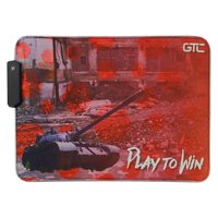 Gtc Pad-014 – Mousepad Gamer Con Iluminación Rgb Y Estilo Militar (350X250 Mm)