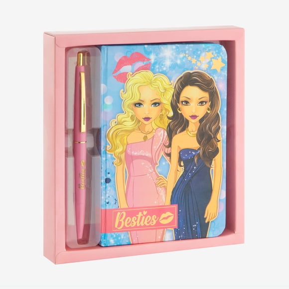 Cuaderno con Lápiz Rosado Besties