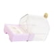 thumbnail image 2 of Caja De Baño Transparente Para Loros, Ideal Para Agapornis, Periquitos Y Canarios, Color Morado., 2 of 5