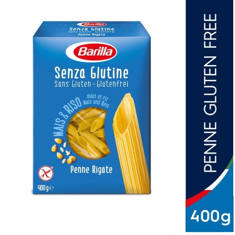 Fideo Pasta Sin Gluten Penne Rigate Caja 400 g Barilla