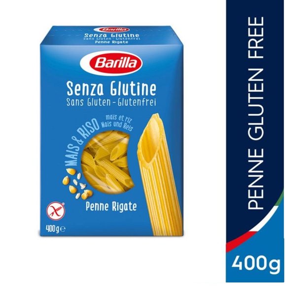 Fideo Pasta Sin Gluten Penne Rigate Caja, 400 g