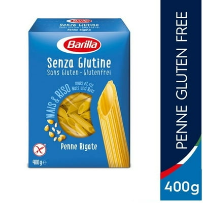 Fideo Pasta Sin Gluten Penne Rigate Caja 400 G Barilla