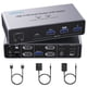 thumbnail image 1 of Conmutador KVM QORESWT 2 monitores USB‑C 4K @ 60 Hz PD, 1 of 9