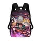 thumbnail image 1 of Demon Slayer-theme Backpack, Campus style schoolbag Bookbag with Adjustable Shoulder Straps And Large Zip Compartment, Unisex Travel Bags., 1 of 6