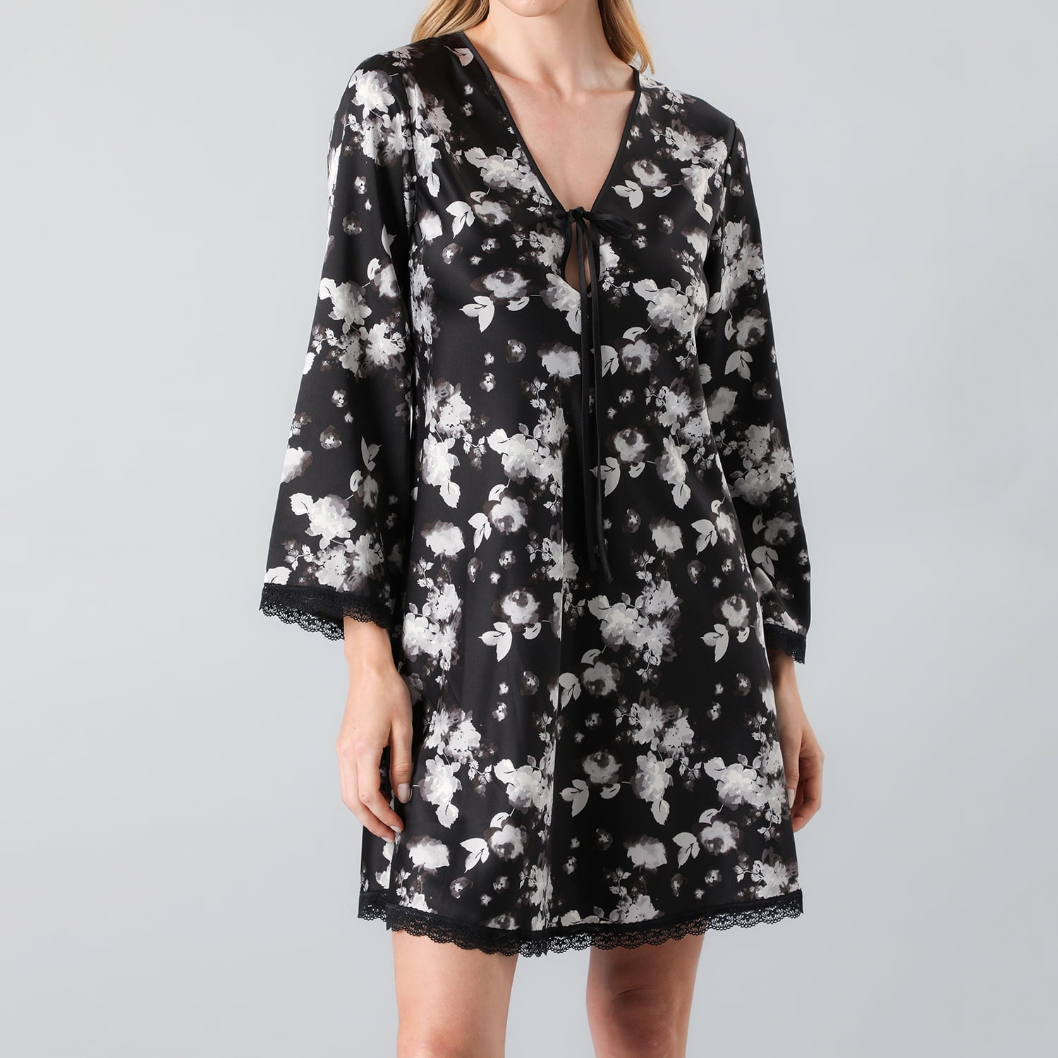 Camisola Satin Print Mujer Flores 33240-114