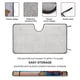 thumbnail image 2 of Río Parasol Para Parabrisas Delantero Protector Plegable Visera Solar Para Auto Bloquea Rayos Uv Mantiene Tu Vehículo Fresco140cm*76cm, 2 of 6