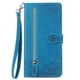 thumbnail image 2 of Para Samsung Galaxy S26 Ultra 5G Funda de 6.9 Pulgadas, Billetera para Mujer Hombres, Duradera de Cuero PU Magnética con Tapa, Correa de Cordón, Correa de Muñeca con Cierre, Tarjetero, Billetera,, 2 of 10