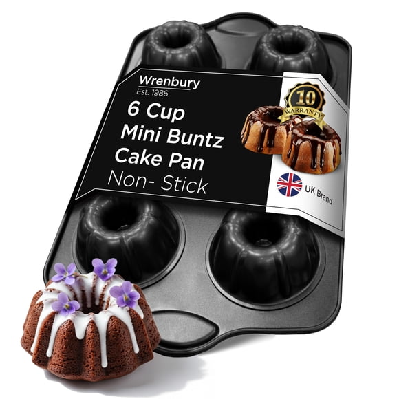 Molde para pastel Wrenbury Mini Buntz antiadherente de 6 tazas