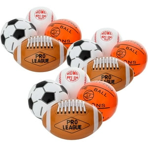 Pelotas Deportivas Inflables Rhode Island Novelty De 16 Cm, Surtidas X 12