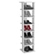 thumbnail image 5 of Zapatero Organizador Alto 123,8 x 29,7 x 30,8 Cm Blanco Con Siete Entrepaños Para Colocar Todo Tipo De Calzado, 5 of 8