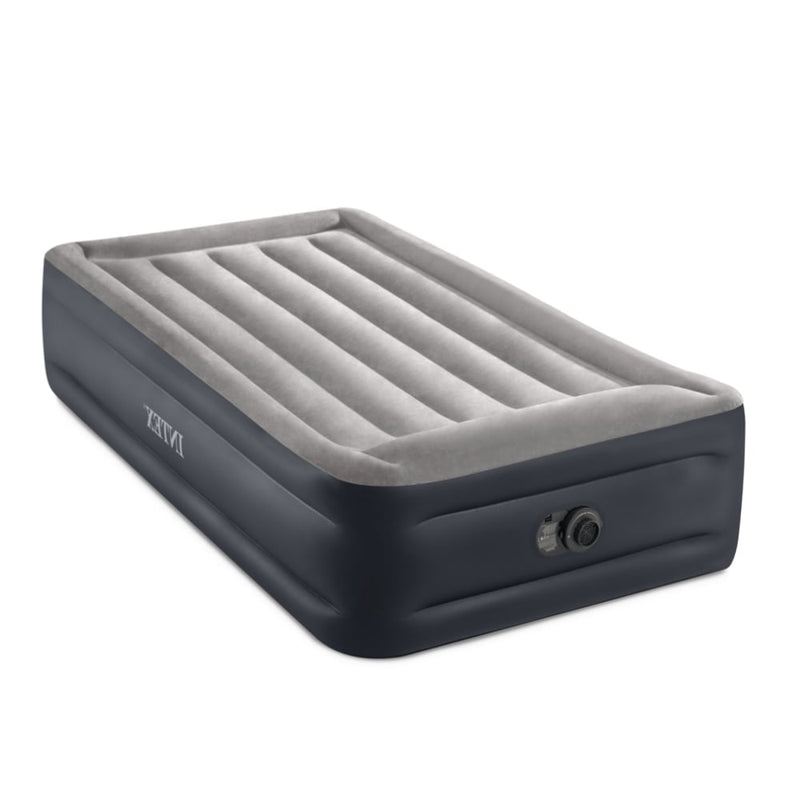 Colchón Inflable Eléctrico Intex 1.5 Plaza Deluxe Pillow Rest Raised